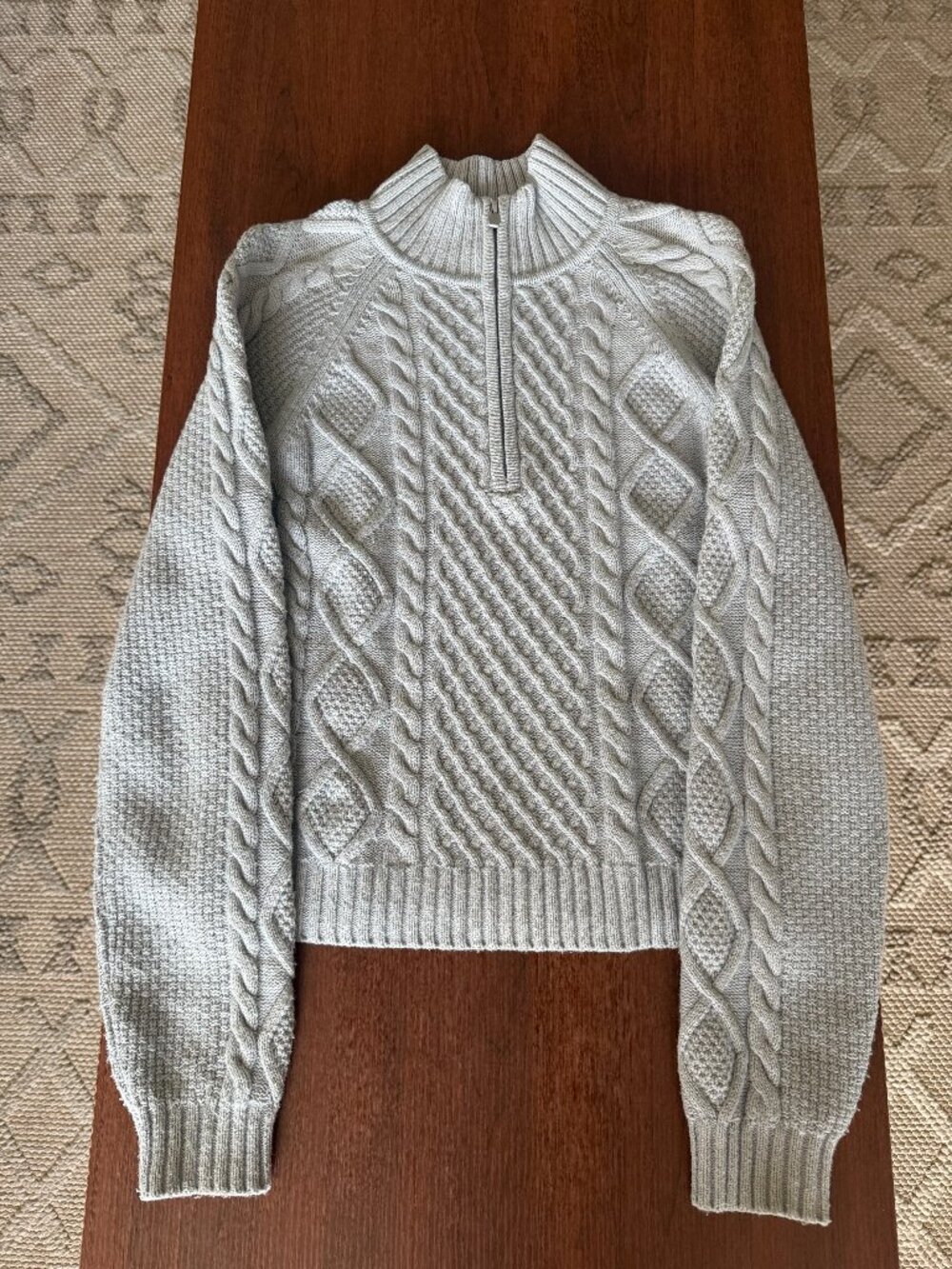 Aritzia Sunday Best Boreal 1/4 Zip Sweater Size XS